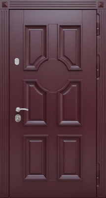 Стальная термодверь с панелями МДФ с багетом и покраской по RAL Стальная термодверь с панелями МДФ с багетом и покраской по RAL