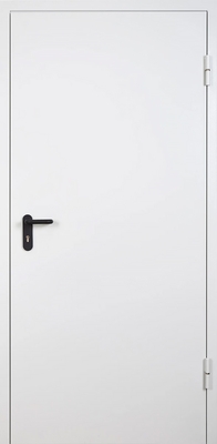 Однопольная глухая противопожарная дверь ДПМ-01 EI-60 RAL 9016 (белая) Однопольная глухая противопожарная дверь ДПМ-01 EI-60 RAL 9016 (белая)