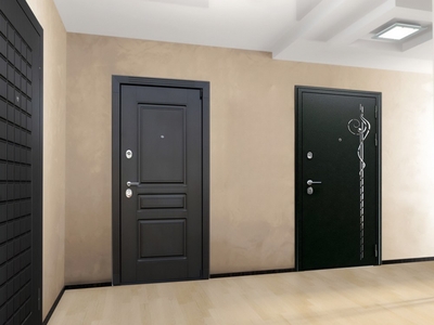 Двери в выставочном зале Двери в выставочном зале